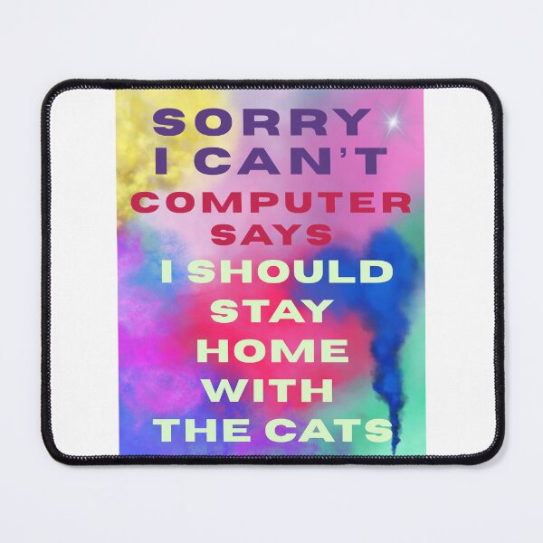 Item preview, computer says no but cats are cool designed and sold by HowAboutTee.