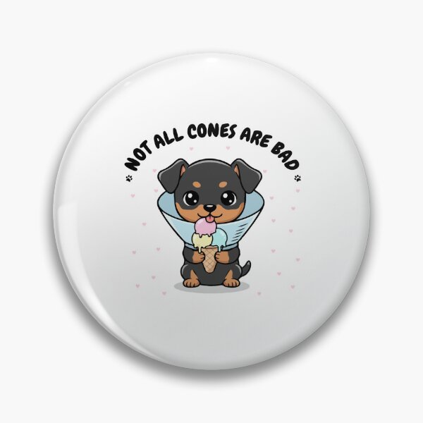 Item preview, Not All Cones Are Bad German Pinscher Dog Cone - Funny Ice Cream designed and sold by The Real Life Symphony.