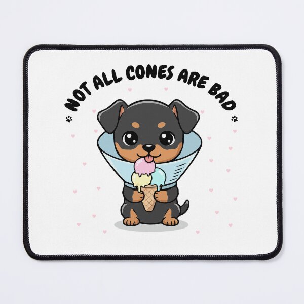 Item preview, Not All Cones Are Bad German Pinscher Dog Cone - Funny Ice Cream designed and sold by The Real Life Symphony.