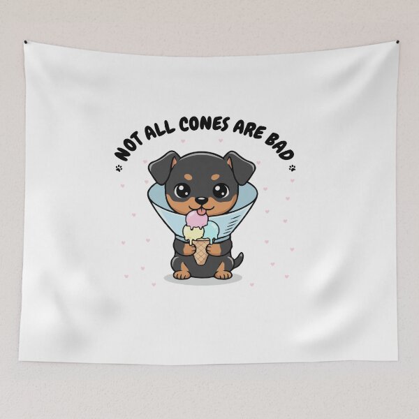 Item preview, Not All Cones Are Bad German Pinscher Dog Cone - Funny Ice Cream designed and sold by The Real Life Symphony.