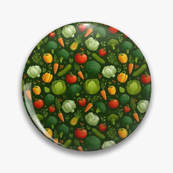 Artikelvorschau, Nahtloses Gemüse-Muster – Frische Pflanzen und gesunde Ernährung Design entworfen und verkauft von Meiersbeste.