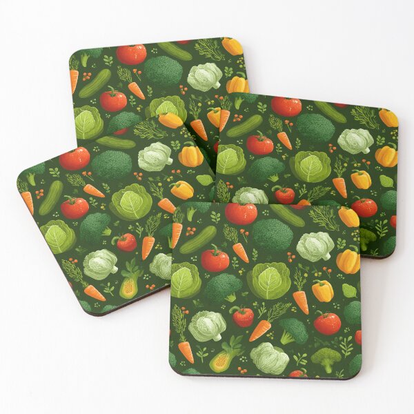 Item preview, Seamless vegetable pattern – Fresh plants and healthy food design designed and sold by Meiersbeste.