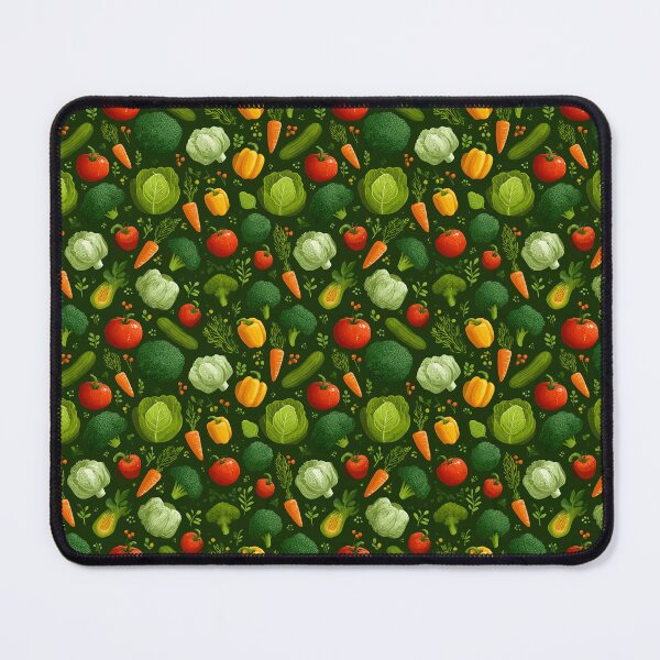Artikelvorschau, Nahtloses Gemüse-Muster – Frische Pflanzen und gesunde Ernährung Design entworfen und verkauft von Meiersbeste.