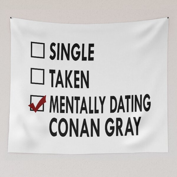 Item preview, Dating Conan Gray Black White designed and sold by Sasya.
