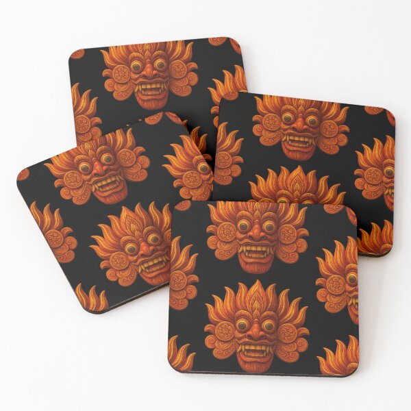 Item preview,  Gini Raksha (Fire Mask) Art designed and sold by Ceylon Luxe Collections.