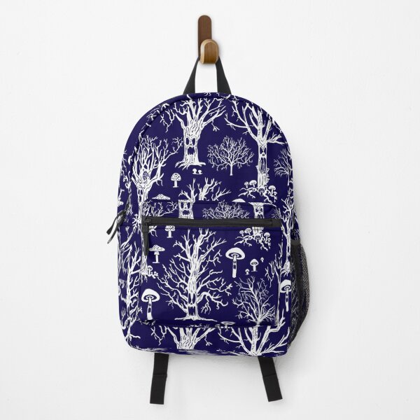 Item preview, Haunted Forest With Monster Trees Navy Blue designed and sold by Carlo-Atzei.