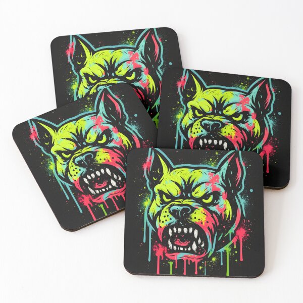 Item preview,  “Graffiti Snarl – Neon Rage Dog” designed and sold by AG Clothing Shop.