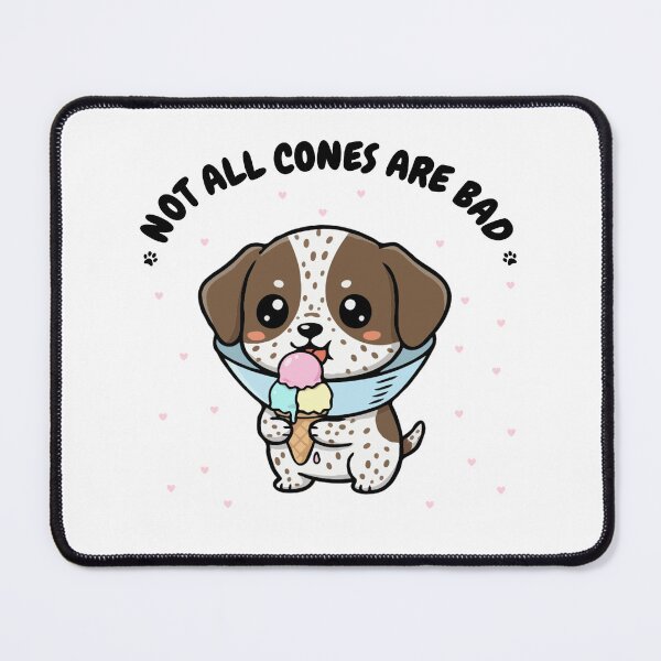 Item preview, Not All Cones Are Bad German Shorthaired Pointer Dog Cone - Funny Ice Cream designed and sold by The Real Life Symphony.