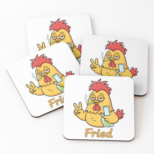 Artikelvorschau, Gebratenes Stoner Chicken Cartoon entworfen und verkauft von Mason-Pride.