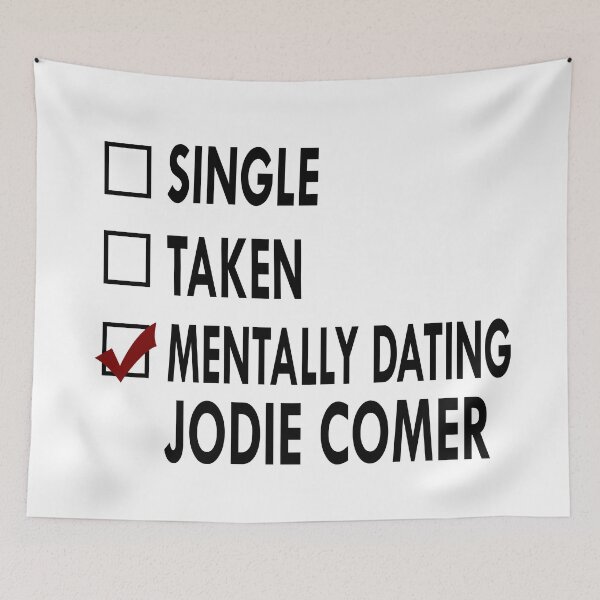 Item preview, Dating Jodie Comer Black White designed and sold by Sasya.