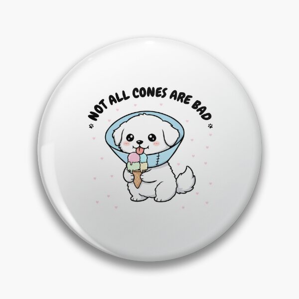 Item preview, Not All Cones Are Bad Great Pyrenees Dog Cone - Funny Ice Cream designed and sold by The Real Life Symphony.