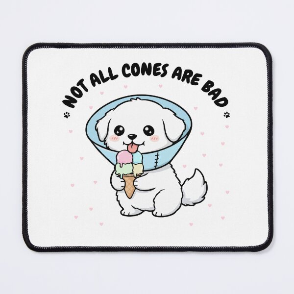 Item preview, Not All Cones Are Bad Great Pyrenees Dog Cone - Funny Ice Cream designed and sold by The Real Life Symphony.