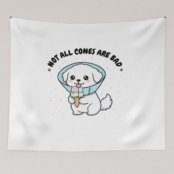 Item preview, Not All Cones Are Bad Great Pyrenees Dog Cone - Funny Ice Cream designed and sold by The Real Life Symphony.