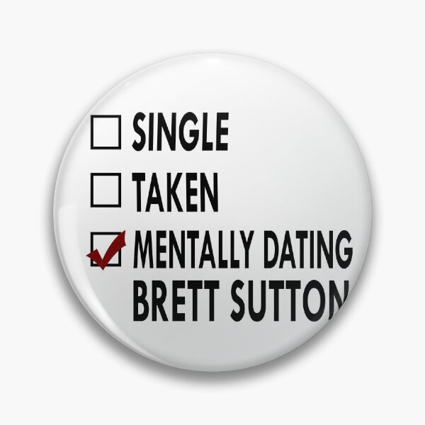 Item preview, Dating Brett SUTTON Black White designed and sold by Sasya.