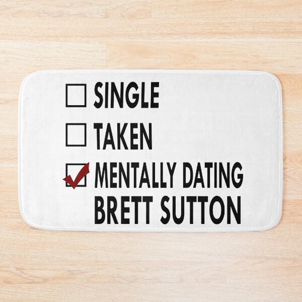 Item preview, Dating Brett SUTTON Black White designed and sold by Sasya.