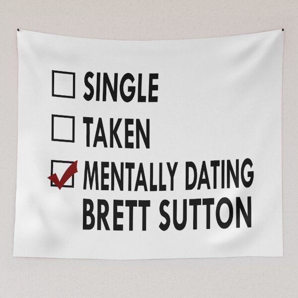 Item preview, Dating Brett SUTTON Black White designed and sold by Sasya.