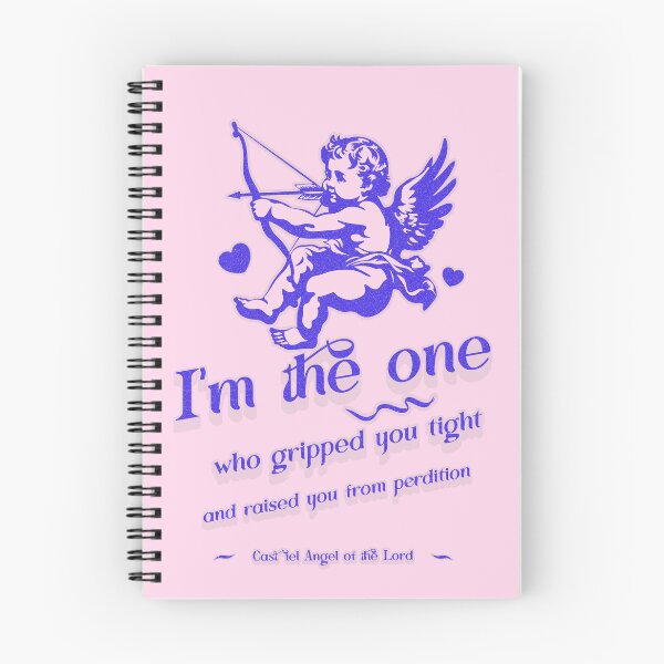 Item preview, Destiel - Quote (blue, pink) designed and sold by BloodyBlushDesigns.