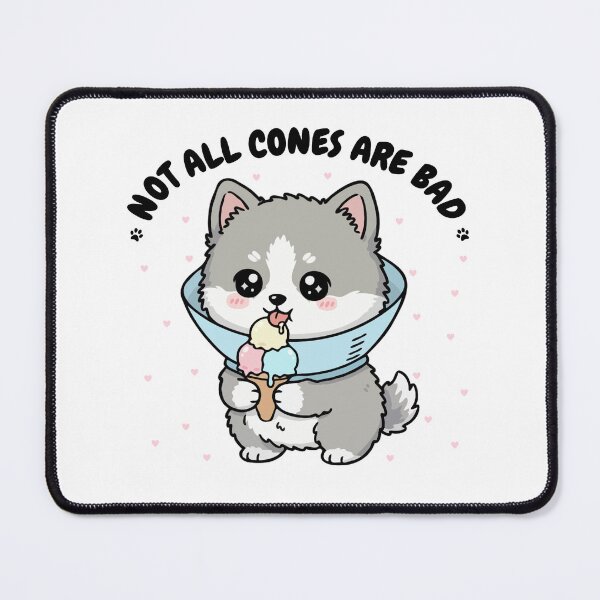 Item preview, Not All Cones Are Bad Keeshond Dog Cone - Funny Ice Cream designed and sold by The Real Life Symphony.
