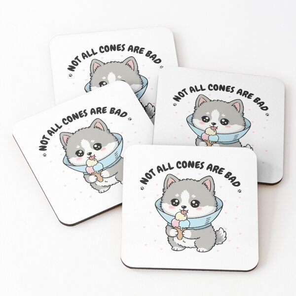 Item preview, Not All Cones Are Bad Keeshond Dog Cone - Funny Ice Cream designed and sold by The Real Life Symphony.