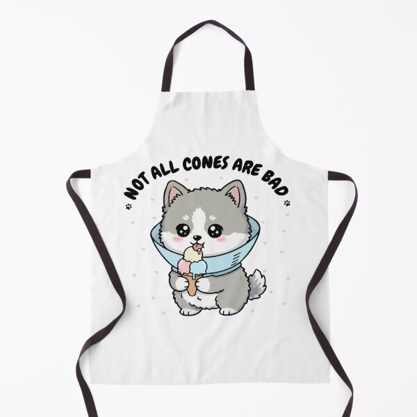 Item preview, Not All Cones Are Bad Keeshond Dog Cone - Funny Ice Cream designed and sold by The Real Life Symphony.