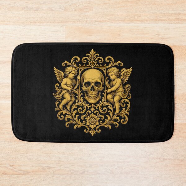 Item preview, Baroque Halloween Skull Ornamental designed and sold by Prints-by-Olaf.