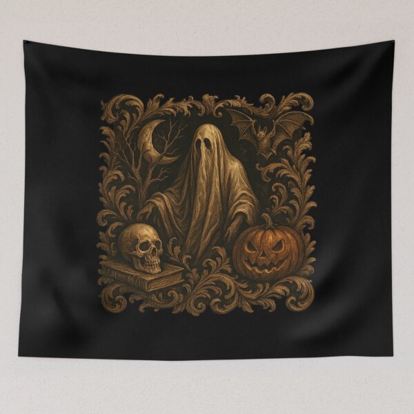 Item preview, Baroque Halloween Haunted Spirit Ghost designed and sold by Prints-by-Olaf.