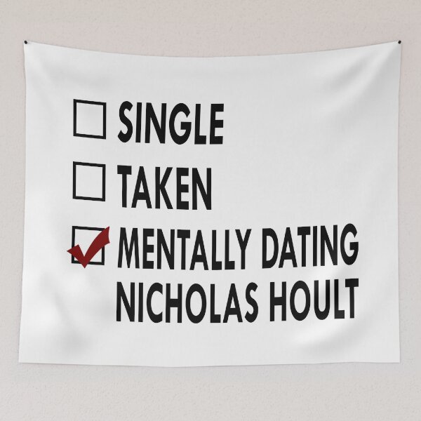 Item preview, Dating Nicholas Hoult Black White designed and sold by Sasya.