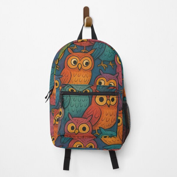 Item preview, Whimsical Woodland Owls – Hand-Drawn All-Over Print designed and sold by getpressedshirt.