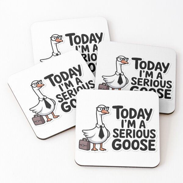 Item preview, Silly Goose - Today I'm A Serious Goose designed and sold by Jaanussar.