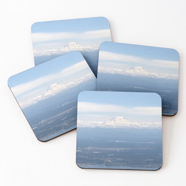 Item preview, Mount Rainier from Bay Lake Washington designed and sold by flyscenicair.