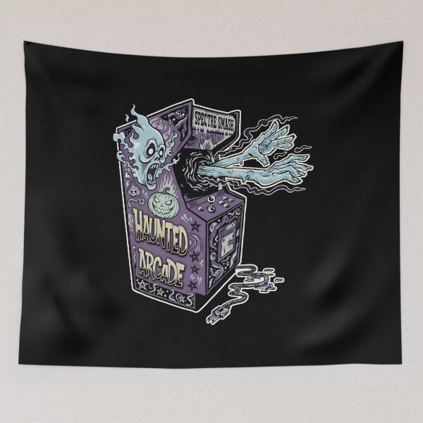 Item preview, Haunted Arcade – Retro Ghost Gaming Machine designed and sold by SidTastic .