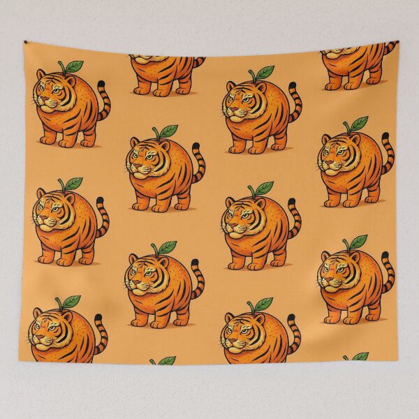 Item preview, Orange tiger designed and sold by Punkinchunk.