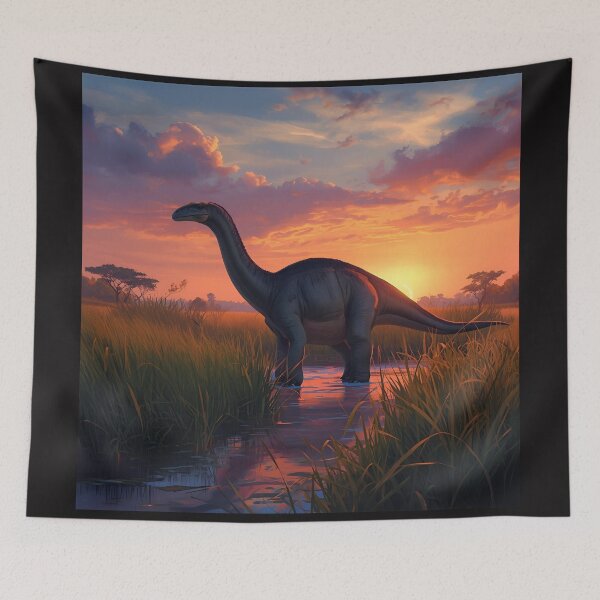 Item preview, Mokele Mbembe Against the Setting Sun designed and sold by SweetRossel.