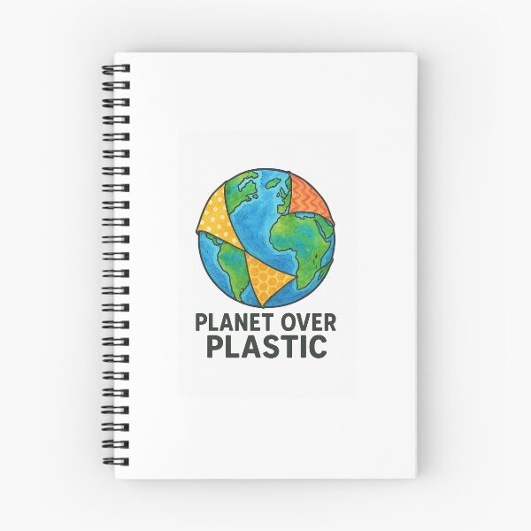 Item preview, Planet Over Plastic Eco Activism Art designed and sold by GamerGearTees.