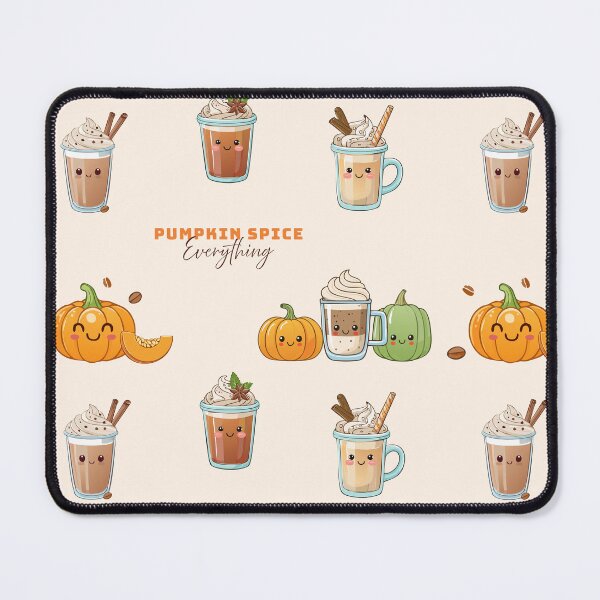 Item preview, Kawaii Pumpkin Spice Everything | Cute Autumn Coffee with Pumpkins Typography Design designed and sold by GrybDesigns.