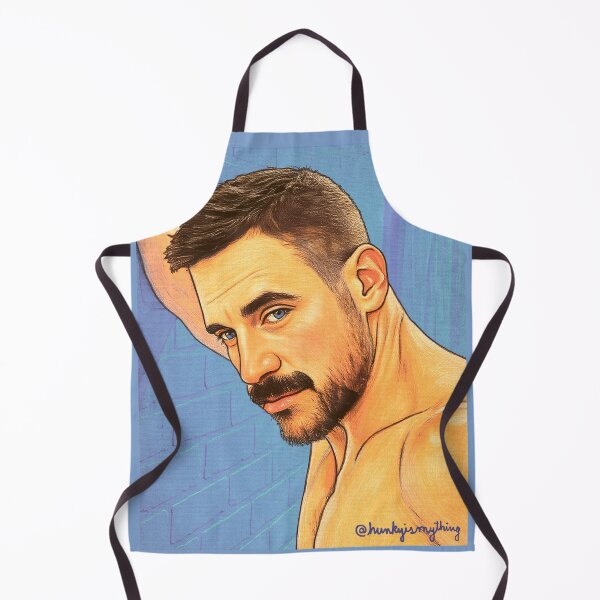 Item preview, Muscle Hunk with Blue Eyes I designed and sold by Hunkyismything.