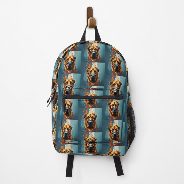 Item preview, Anatolian Shepherd Portrait with Abstract Paint Splashes designed and sold by The Digital Compass.