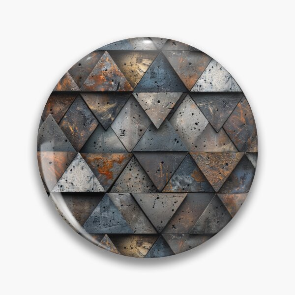 Item preview, Industrial Geometric Triangles Concrete Texture Pattern designed and sold by NTGUILTY.