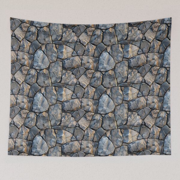 Item preview, Rough Cracked Natural Stone Wall Texture Pattern designed and sold by NTGUILTY.