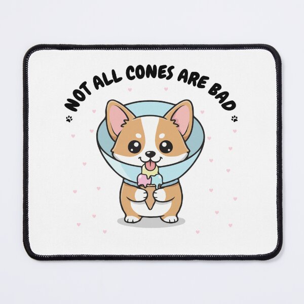 Item preview, Not All Cones Are Bad Pembroke Welsh Corgi Dog Cone - Funny Ice Cream designed and sold by The Real Life Symphony.