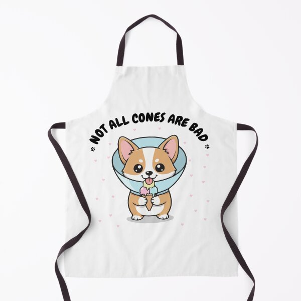 Item preview, Not All Cones Are Bad Pembroke Welsh Corgi Dog Cone - Funny Ice Cream designed and sold by The Real Life Symphony.