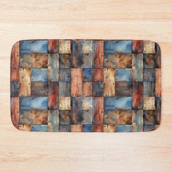 Item preview, Rustic Watercolor Wood Planks Parquet Texture designed and sold by NTGUILTY.