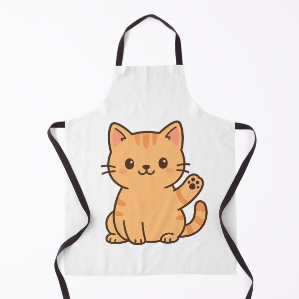 Item preview, Kitten grins and waves designed and sold by Mitosha2.