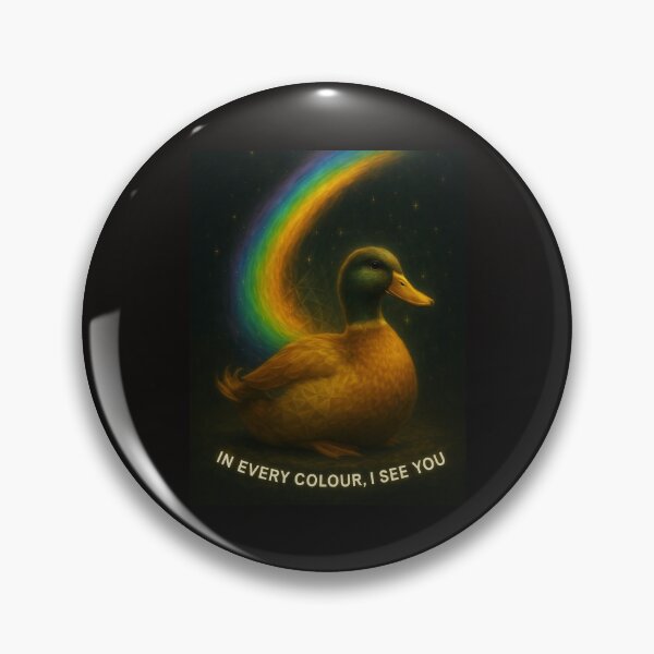 Item preview, “Still Waters – In Every Colour, I See You (Duck)” designed and sold by GeoWild Designs.