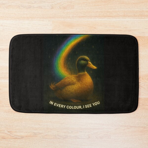 Item preview, “Still Waters – In Every Colour, I See You (Duck)” designed and sold by GeoWild Designs.