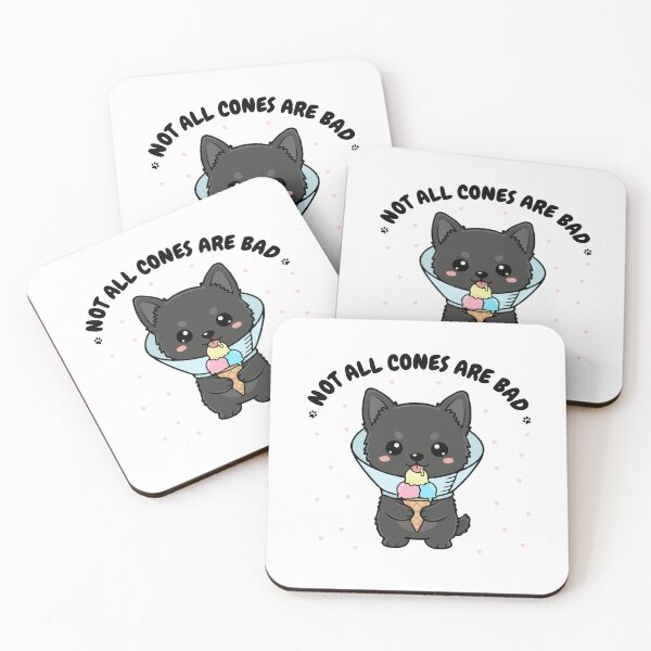 Item preview, Not All Cones Are Bad Schipperke Dog Cone - Funny Ice Cream designed and sold by The Real Life Symphony.