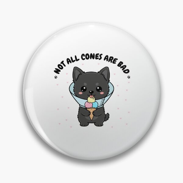 Item preview, Not All Cones Are Bad Schipperke Dog Cone - Funny Ice Cream designed and sold by The Real Life Symphony.