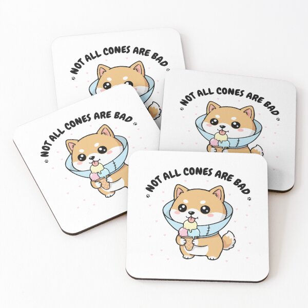 Item preview, Not All Cones Are Bad Shiba Inu Dog Cone - Funny Ice Cream designed and sold by The Real Life Symphony.