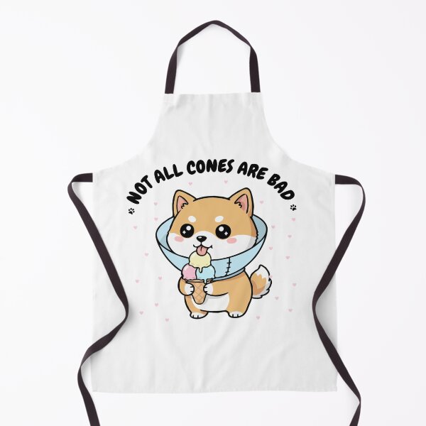 Item preview, Not All Cones Are Bad Shiba Inu Dog Cone - Funny Ice Cream designed and sold by The Real Life Symphony.