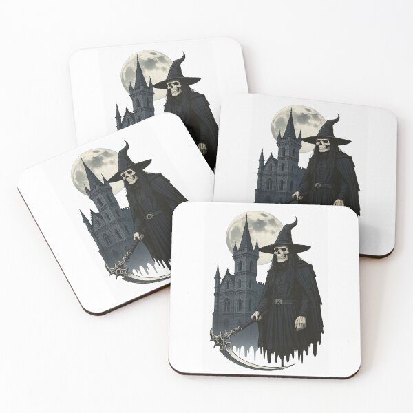 Item preview, Dark Reaper Warrior – Keeper of the Moonlit Castle designed and sold by FraktalMoods.